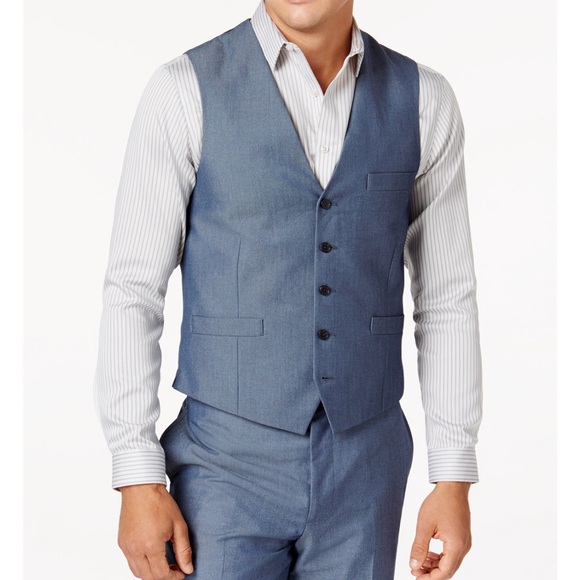 INC International Concepts Other - Men’s 2-piece INC International Concepts Blue Vest with Matching Pant